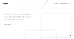 Desktop Screenshot of byte.no