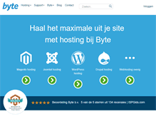 Tablet Screenshot of byte.nl