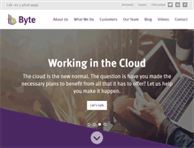 Tablet Screenshot of byte.com.au